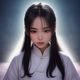 含羞草视界内容总监苏雅妮，年轻女性，短发干练，手持平板查看内容数据，背景为明亮编辑室
